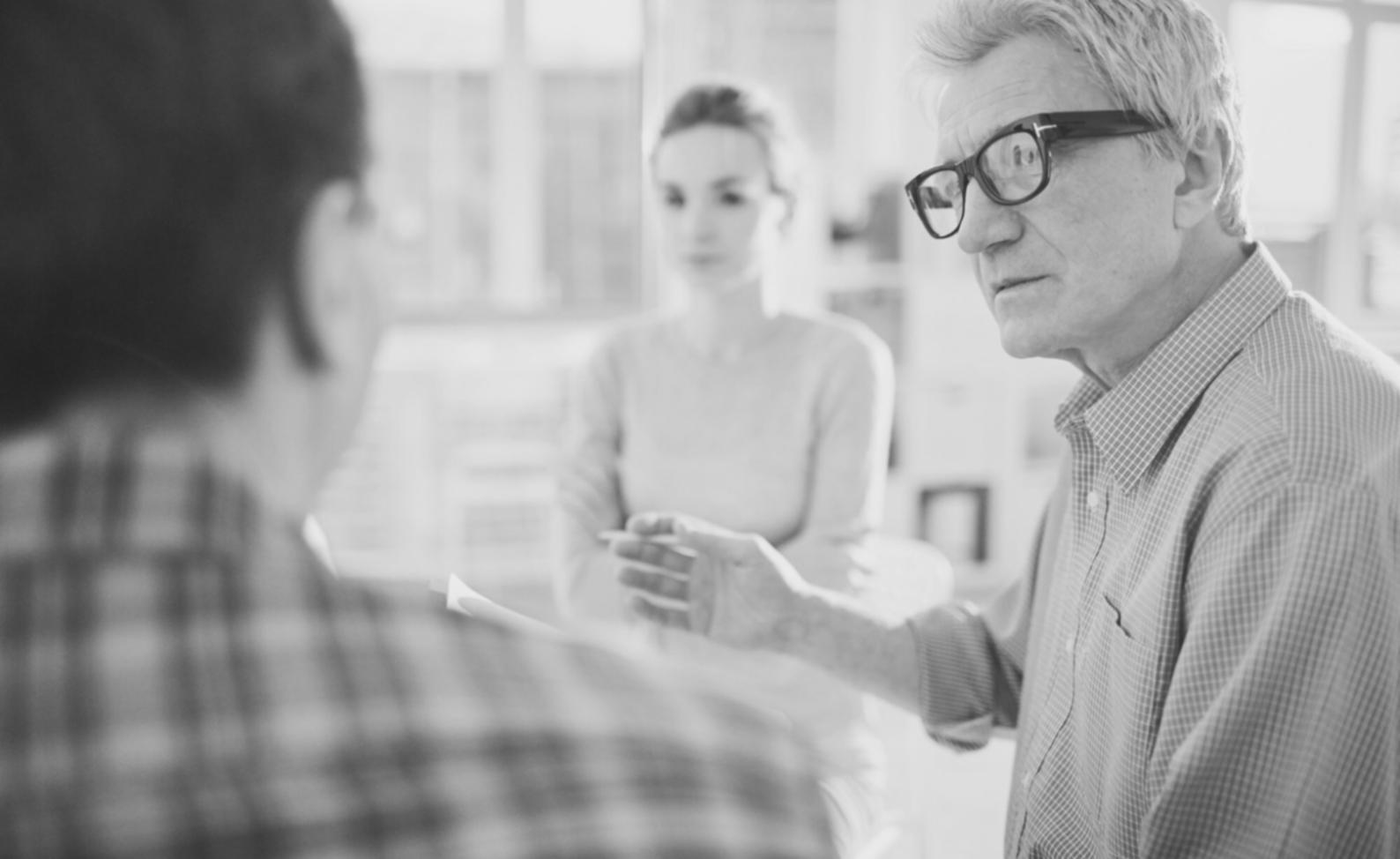 Session de formation en petits groupes